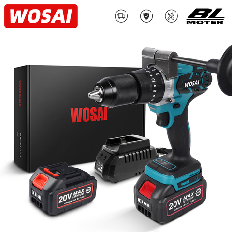WOSAI MT-Series 115NM Brushless Electric Screwdriver Cordless Drill Impact Drill 20V Lithium-Ion Battery 28pcs Bit Accessories ► Photo 1/6