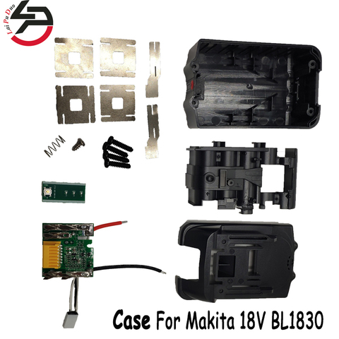 18V BL1830 Circuit Board Lithium Ion Power Tools Battery Case Replacement for Makita BL1840 LXT400 BL1850  Plastic Shell ► Photo 1/1