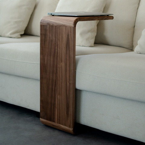 Modern minimalist sofa corner a few small black walnut creative bedside table ► Photo 1/3