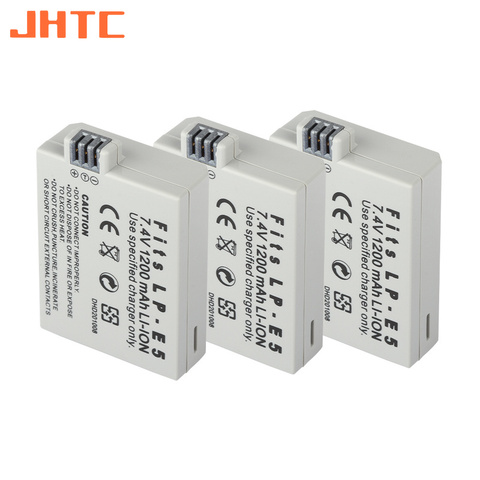 LP E5 LP-E5 LPE5 Battery for CANON 450D 500D 1000D KISS X2 X3 F Rebel XS XSi T1i 1200mAh Camera Standard Batteries ► Photo 1/6