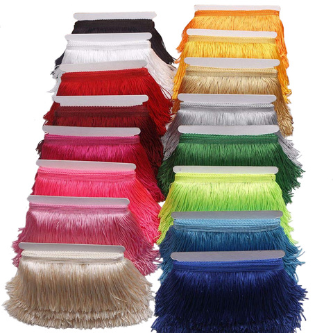 10 Yards 15cm Long Tassel Fringe Trim Lace Ribbon Tassels For Curtains Dresses Fringes For Sewing Trimmings Accessories Crafts ► Photo 1/6