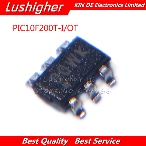 5pcs PIC10F200T-I/OT SOT23-6 PIC10F200 SOT PIC10F200T-I SMD ► Photo 1/3