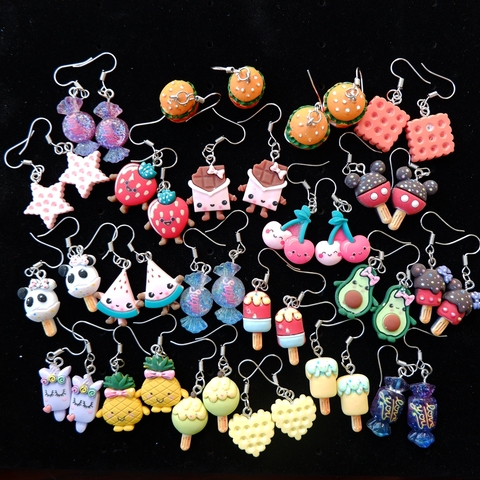 Cute Food Earrings Drop earring candy costume trendy Style woman girl Jewelry Drop shipping ► Photo 1/6