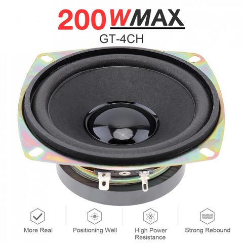 1PC 4 Inch 200W Universal Car Coaxial Speaker Vehicle Door Auto Audio Music Stereo Full Range Frequency Hifi Speakers ► Photo 1/6