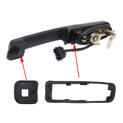 FOR VW PASSAT B3 88-93 OUTER LEFT RIGHT FRONT DOOR HANDLE CENTRAL LOCK Repair kit 357837205A 357837206A 357837207A 357837205AS ► Photo 1/6