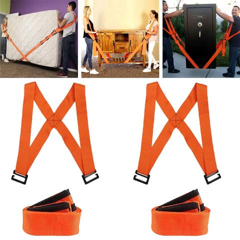 2Pcs Labor-saving Furniture Moving Shoulder Back Straps Ropes Forklift Lifting Moving Strap Transport Belt Wrist Straps ► Photo 1/6