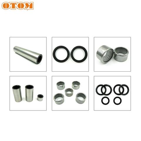 OTOM Motorcycle Swingarm Rear Lowering Linkage ARM Lever Thrust Needle Flat Roller Bearings Oil Seal Bushing Kit For YAMAHA YZF ► Photo 1/6