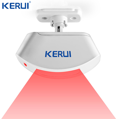 KERUI Wireless Window Curtain Motion Sensor PIR Detector Infraid Sensor Circuit Design 433MHz For Home Alarm System ► Photo 1/3