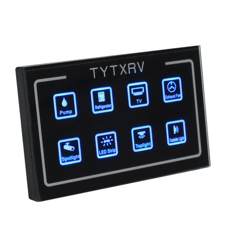Touch Control Panel Caravan Accessories 12V Camper Motorhome Control System ► Photo 1/6