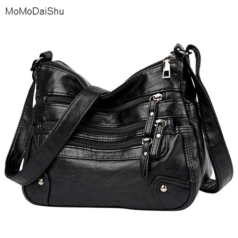 High Quality Women's Soft Leather Shoulder Bags Multi-Layer Classic Crossbody Bag Luxury Designer Handbag and Purse ► Photo 1/6