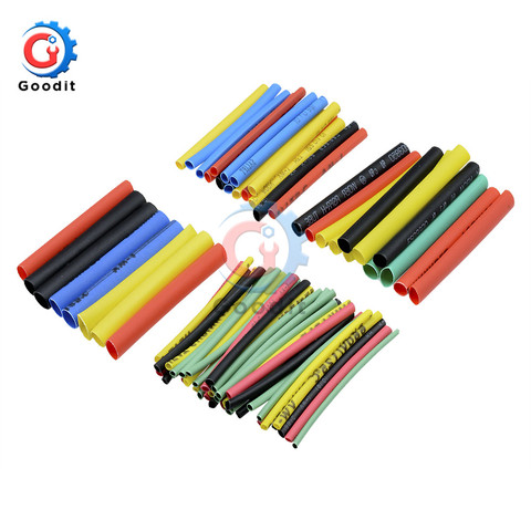 127/530PCS Heat Shrink Tubing Polyolefin Electrical Wrap Wire Cable Sleeves PE Insulation 2:1 Shrinkable Tube Assortment Kit ► Photo 1/6