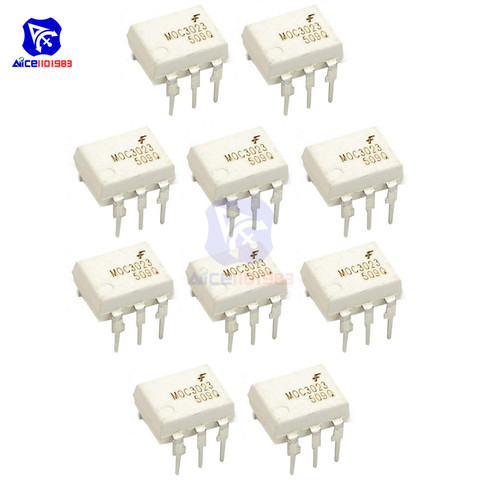 diymore 10PCS/Lot IC Chips MOS3023 6-DIP Opto-Insulator Optocoupler Triac Output Max 400V AC Original Integrated Circuits ► Photo 1/2