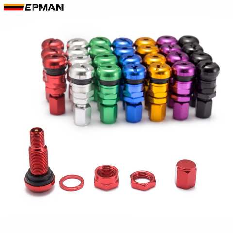 4pcs/set Universal Motorcycle Car Wheel Tubeless Tire Valve Air Caps for Tire Valve Stem Aluminium Metal Air Valve Stem EPQMZ06 ► Photo 1/6