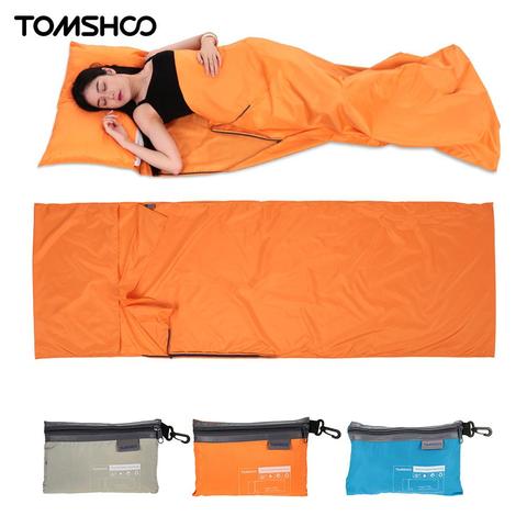 TOMSHOO 70*210CM NEW Portable Lightweight Sleeping Bag Business Quilt Outdoor Travel Camping Hiking Sleeping Bag Liner Lazy Bag ► Photo 1/6