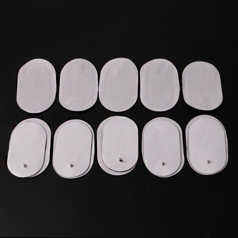 10Pcs Silicone Gel Tens Units Electrode Replacement Pads For Massagers Practical ► Photo 1/6