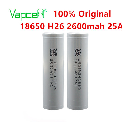 1 dollar coupon Vapcell 18650 2600mAh 25A 100% Original H26 beats VTC5A equal VTC6A / 20S li-ion rechargeable battery ► Photo 1/1