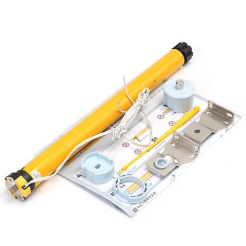 DIY 315*25mm Electric Curtains  Roller Blind Shade Tubular Motor 24V DC 300mA 7.2W 30RPM  for Roller Blinds With Hoder Kit ► Photo 1/5