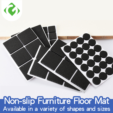 GUANYAO Non-slip Furniture Floor Mat Bumper Damper For Chair Protector Hardwarefloor Protection Mat Self Adhesive Furniture Legs ► Photo 1/6