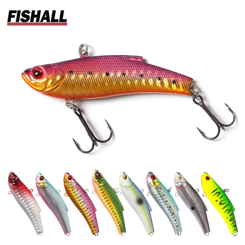 Range VIB 70S 70mm 18g Sinking Viabration Wobbler Hard Lure Bait VIB for Ice Fishing ► Photo 1/6