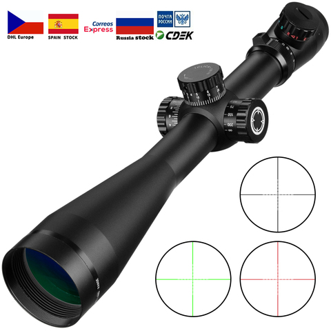 Sniper 6-24x50 AOE Illuminated Rifle Hunting Sniper Scope, Gun