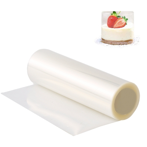 Acetate Transparent Sheets Baking  Acetate Sheets Chocolate -  6/8/10/12/15cm Cake - Aliexpress