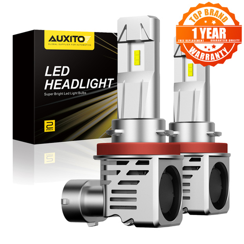 AUXITO Mini H4 Led H7 H11 ZES 6500K 12000LM 60W 9003 H9 H8 LED Bulb HB3  9005 9006 HB4 Car Headlight Bulb Auto Lamp 12V 24V - Price history & Review