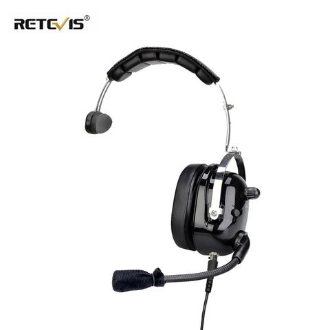 EHK005 2 Pin Noise Cancelling Walkie Talkie Single Headset Adjustable Volume For Kenwood Retevis Two-way Radio C9126A ► Photo 1/6