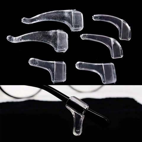 10pairs/set Ear Grip Hooks Anti-slip Holder Silicone Glasses Ear Hooks Tip Eyeglasses Grip For Eyeglasses Eyewear Accessories ► Photo 1/6