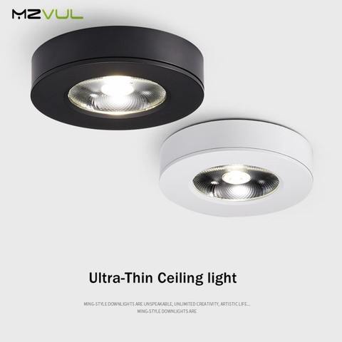 Surface Mounted 5W 7W LED downlight 10W Ceiling Lamps Ultra Thin Driverless cob led spot lights 220V indoor Ceiling Fixtures ► Photo 1/6