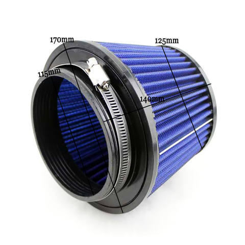 Spceddy MCX Universal Sports Air Filter 115mm Car Intake Modified Mushroom Head Washable Auto Reusable Air Filter MC20S0226 ► Photo 1/6