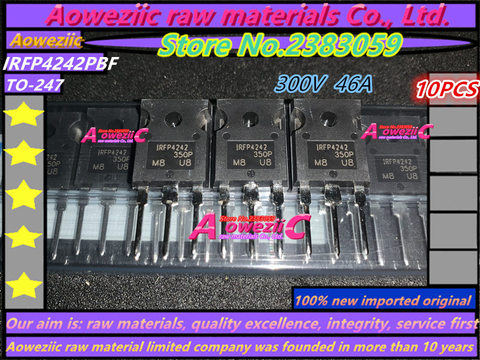 Aoweziic 100% new imported original IRFP4232PBF IRFP4232 TO-247 60A 250V /  IRFP4242PBF IRFP4242  TO-247  300V 46A  transistor ► Photo 1/3