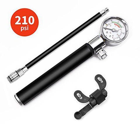 Mini Bicycle Pump Aluminum Alloy Cycling Hand Air Pump Ball Tire Inflator MTB Mountain Road Bike Pump 210PSI For AV/FV ► Photo 1/5