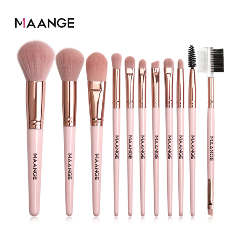 Makeup Brushes Pro Pink Brush Set Powder EyeShadow Blending Eyeliner Eyelash Eyebrow Make up Brushes Beauty Cosmestic Brush Tool ► Photo 1/6