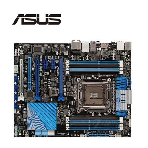 For ASUS P9X79 Original Used Desktop X79 X79M 2011 Socket LGA 2011 Core i7  LGA2011 DDR3 Motherboard ► Photo 1/1