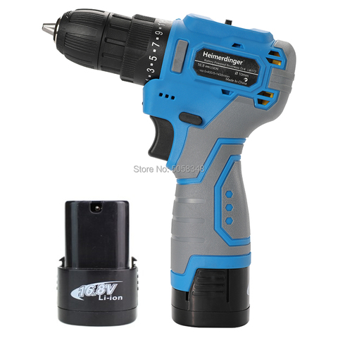 16.8 V lithium battery powered brushless cordless drill  screwdriver drill with two 2.0Ah battery ► Photo 1/6
