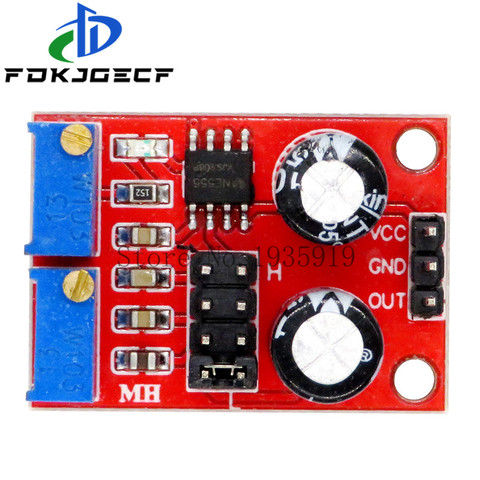 NE555 Adjustable Frequency Pulse Generator Module Stepper Motor Drive Board for Arduino Smart Car Square Wave Signal Control ► Photo 1/3