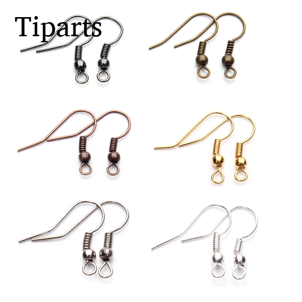 100pcs/lot 20x17mm DIY Earring Findings Earrings Clasps Hooks Fittings DIY  Jewelry Making Accessories Iron Hook Earwire Jewelry