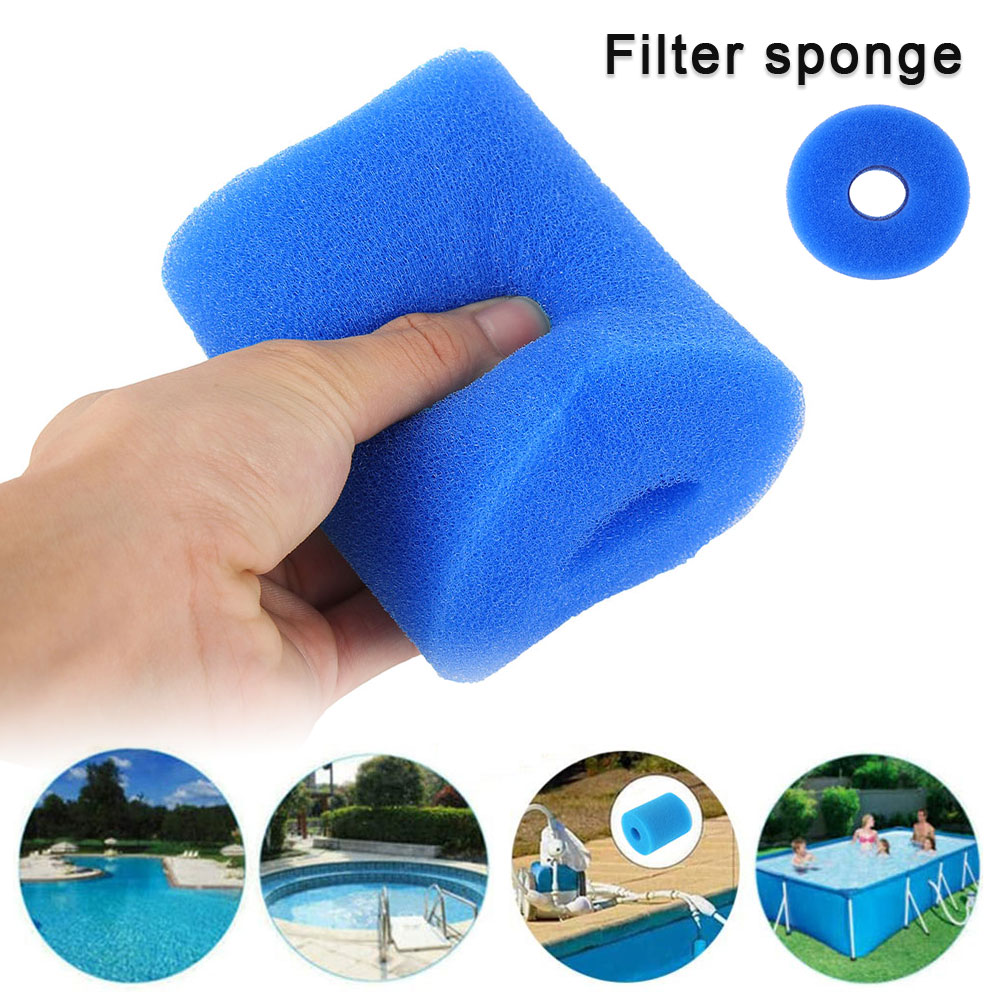 Reusable Washable Swimming Pool Filter Foam Sponge Cartridge For Intex Type H