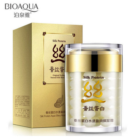 collagen protein moisturizer face cream anti wrinkle age anti acne whitening cream bioaqua silk skin care ageless products ► Photo 1/6