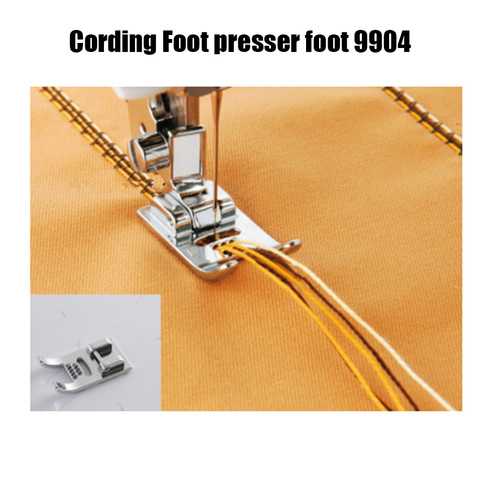 Domestic sewing machine parts 7 Hole Cording Foot presser foot 9904 cording foot XC1961002  sa158 ► Photo 1/1