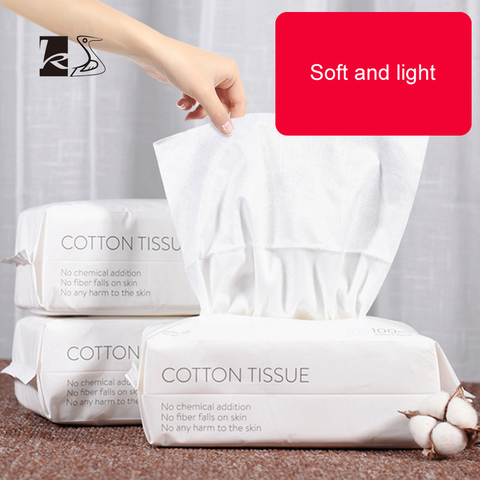 Disposable wash face towel, clean face towel, make of cotton, remove makeup towel, wash facial tissue, clean face towel ► Photo 1/5