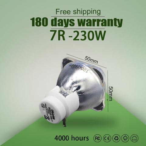 kaita High quality 7R 230W lamp moving beam P-VIP 230/1.0 E20.8 for osram 100% new Compatible beam lamp bulb ► Photo 1/6