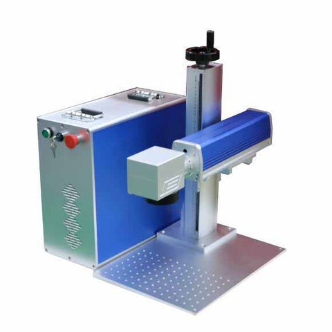 Low price laser marker 10W 20W 30W  cnc 3d portable mini color fiber laser marking machine for metal ► Photo 1/6