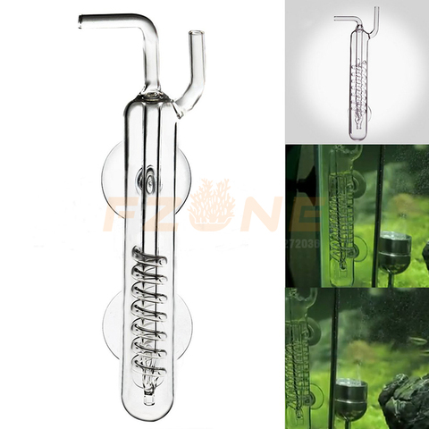 Aquarium Spiral CO2 Diffuser Spiral Glass Bubble Counter Atomizer Tank For Planted Tank With Suction Cup ► Photo 1/6