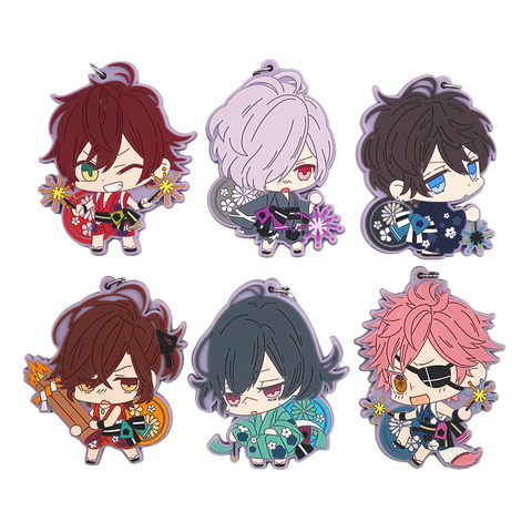 DIABOLIK LOVERS Anime Ayato Mukami Azusa Subaru Yuma Ruki Tsukinami Shin Kimono Ver. Rubber Keychain ► Photo 1/1