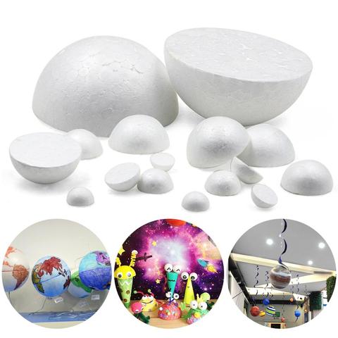 XMAS Polystyrene Styrofoam Foam Half Ball Hemisphere DIY Accessory Handmade For Party Celebration Decorations Craft DIY All Size ► Photo 1/6