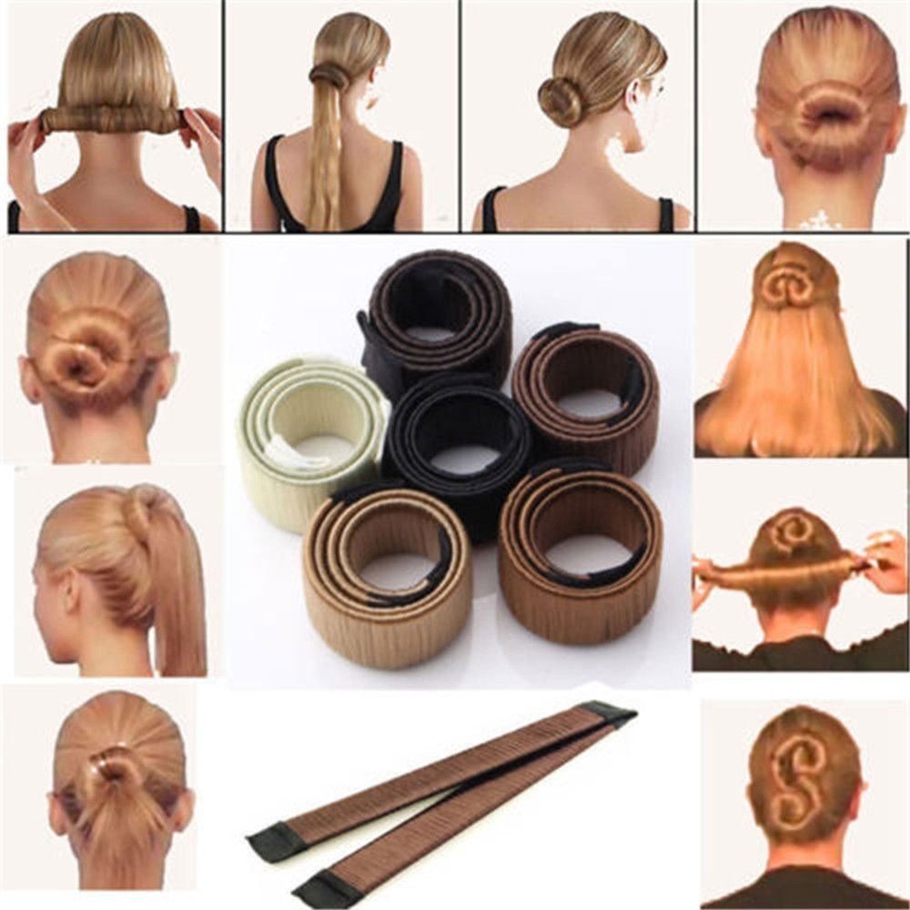 1pc Circle Shape Braided Hair Tool French Bendable Donut Bun Maker Former  Twist Hairstyle Clip Diy Hair Styling Tools - Price history & Review |  AliExpress Seller - Womenjiang Store 