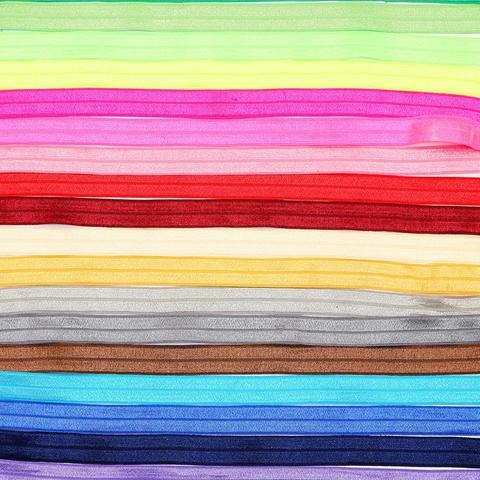 5 Yard 15mm Solid Color Shiny FOE Foldover Elastic Band Elastic Line Lace Trim Waist Band DIY Sewing Garment Accessories ► Photo 1/6