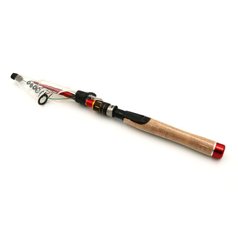 NEW 1.6m 1.8m 2.1m 2.4m 2.7m lure rod Carbon Fishing Rod Telescopic wooden handle Spinning Fishing Rod Travel Fishing Tackle ► Photo 1/6