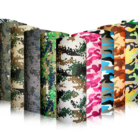 135 color Camouflage leaves Bandana Unisex Scarves Army Multifunction Seamless Tubular Bandanas Face Magic Headband HY24 ► Photo 1/6